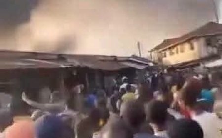 Breaking: Suspected IED Explosion Rocks Mushin Market in Lagos, One Person Injured