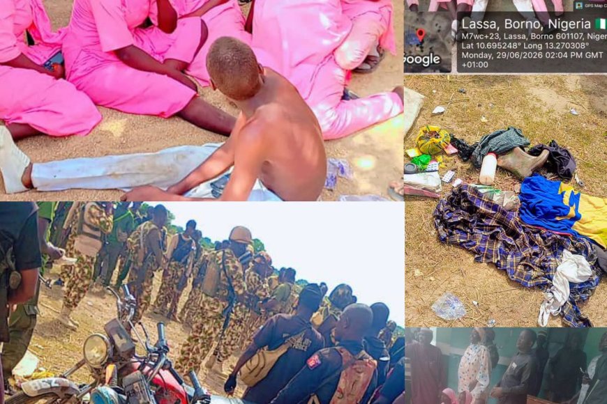 NECO Students Rescued After ISWAP Attack on Borno School as Soldier, CJTF Member Make Ultimate Sacrifice