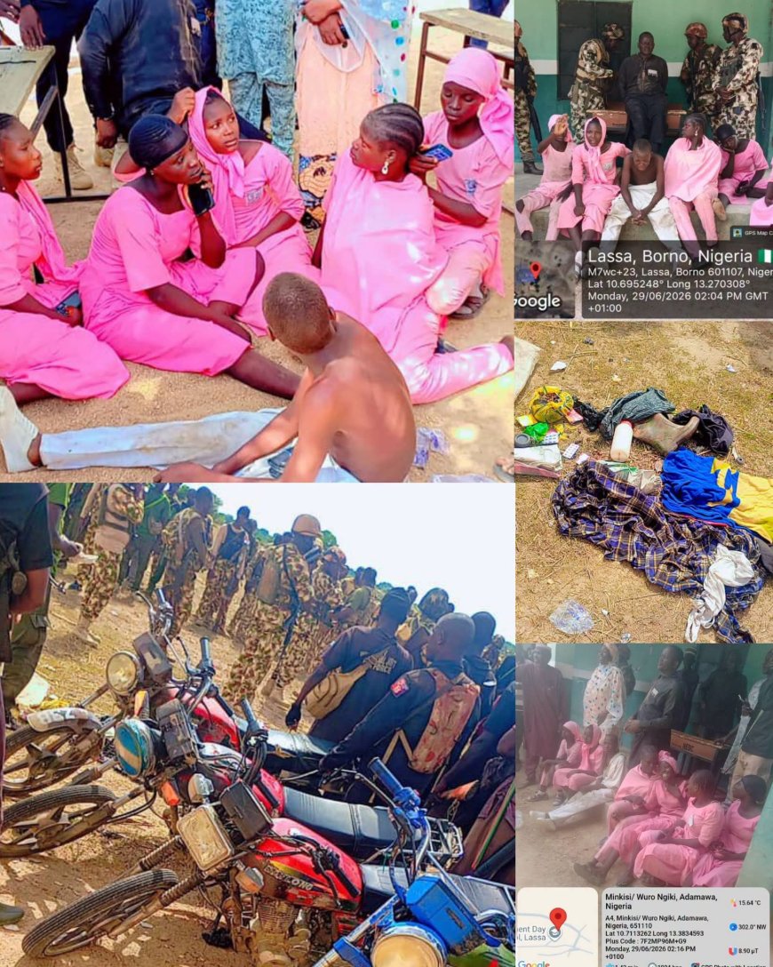 NECO Students Rescued After ISWAP Attack on Borno School as Soldier, CJTF Member Make Ultimate Sacrifice